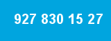 927 830 15 27